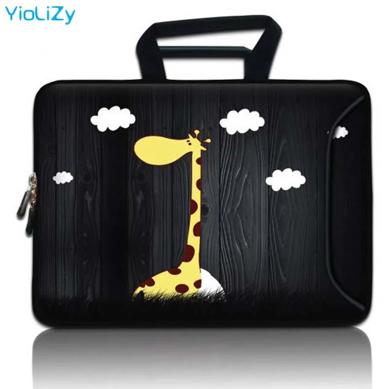 

giraffe print Laptop pouch Tablet Bag with pocket 9.7 12 13.3 14 15.6 17.3 Notebook sleeve cover for macbook pro 15 SBP-24501