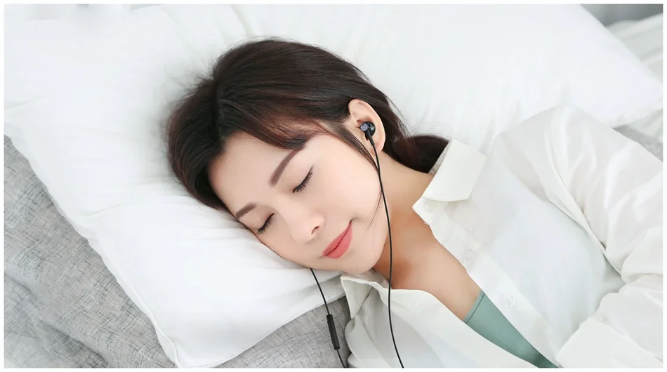 Оригинальные Xiaomi Hybrid DC наушники динамический пьезокерамический двойной драйвер MEM Mic упорство провод контроль половина-в-ухо l-образный штекер