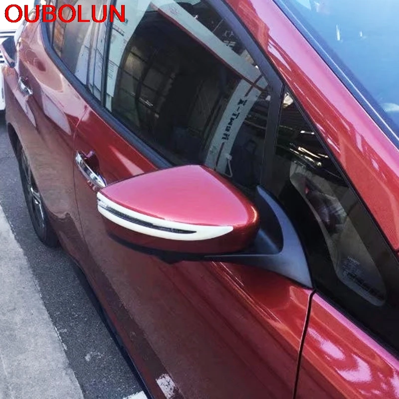 OUBOLUN ABS хром для Nissan Leaf 2017 2018 2019 боковая дверь поворотный свет крышка зеркала