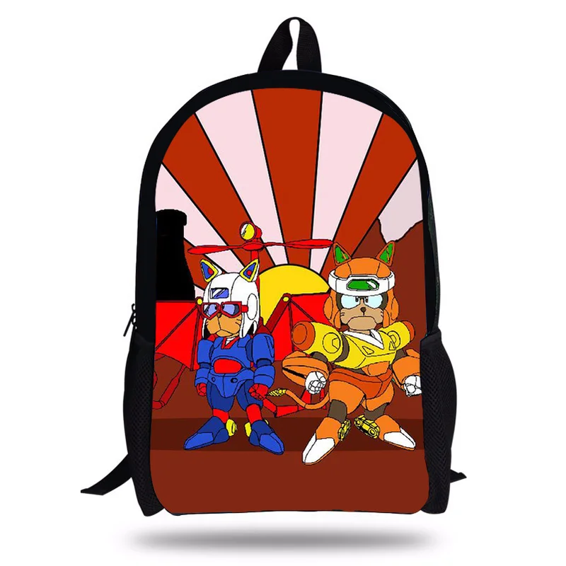 Новый 16-дюймовый рюкзак для ноутбука Samurai Pizza Cats детей школьная сумка школьный