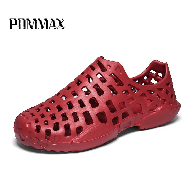 Женские и мужские легкие пляжные сандалии Crocs shoes большие размеры лето