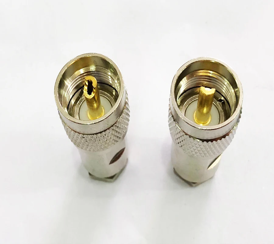 10 шт. PL259 UHF PL-259 Мужской зажим для коаксиального кабеля RG5 RG6 LMR300 RG212 5D-FB 50-5 RF