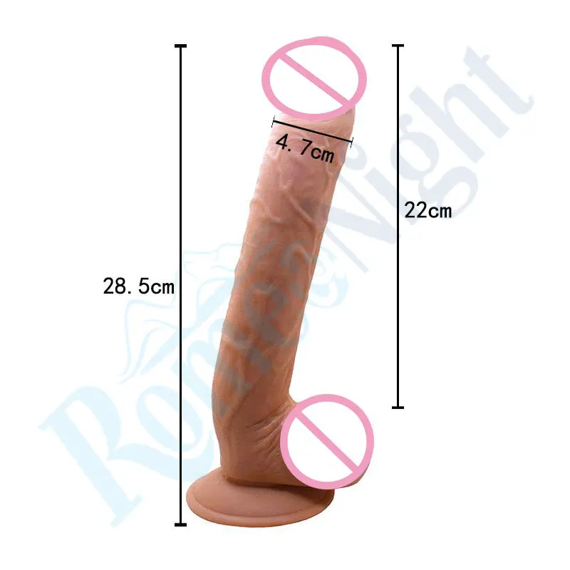 Lovetoy Plus 10 &quotKing size мягкие ребристые Супер реалистичные огромные фаллоимитаторы с