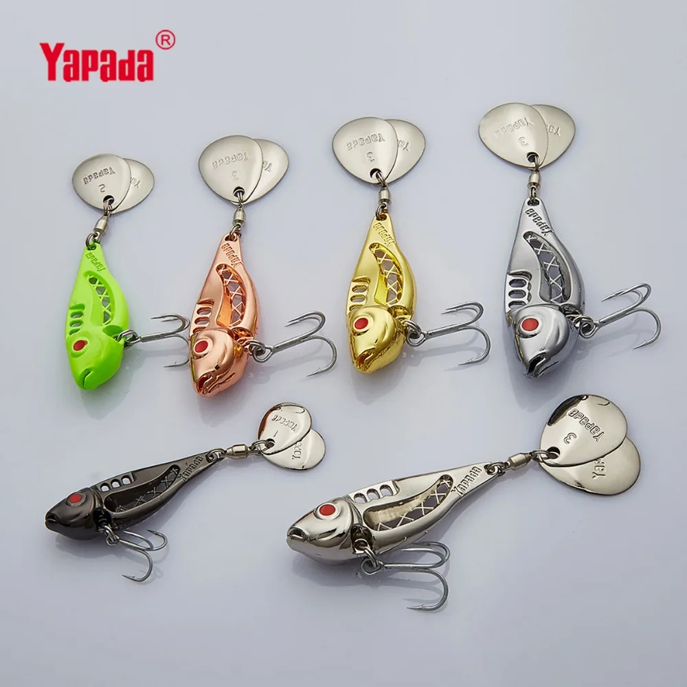 

Приманка рыболовная yhada VIB 303 10/15/20/25 г с тройными крючками + вращающиеся блестки 43 мм/49 мм/53 мм/60 мм
