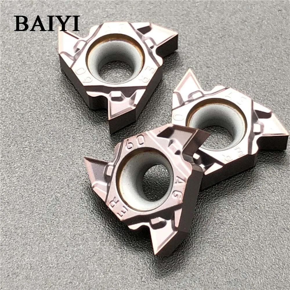 10 шт. MMT16ER AG60-S VP15TF 16ER AG60 VP15TF режущие инструменты Резьбовая вставка твердосплавные вставки инструменты с ЧПУ лезвие 16ER AG60