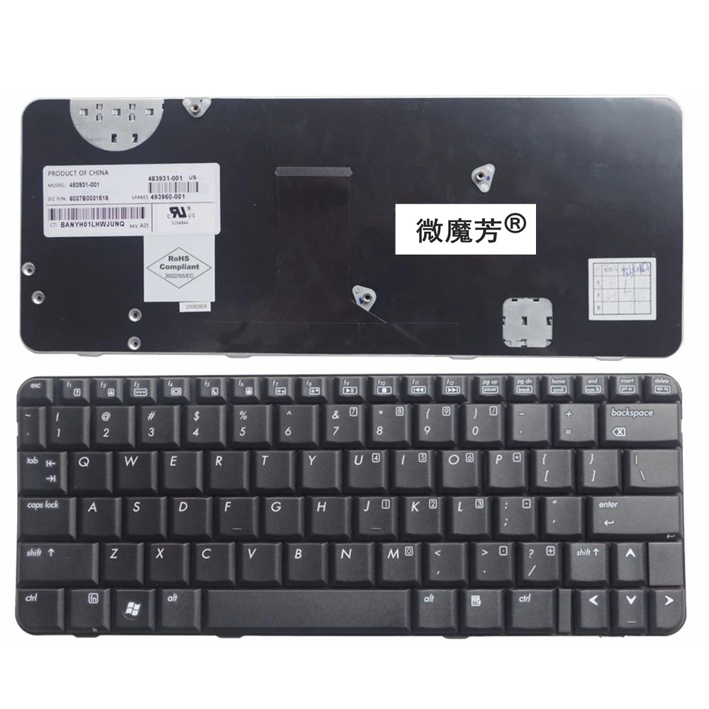Черная новая английская клавиатура для ноутбука HP CQ20 2230 2230S|keyboard for hp|laptop keyboard hplaptop