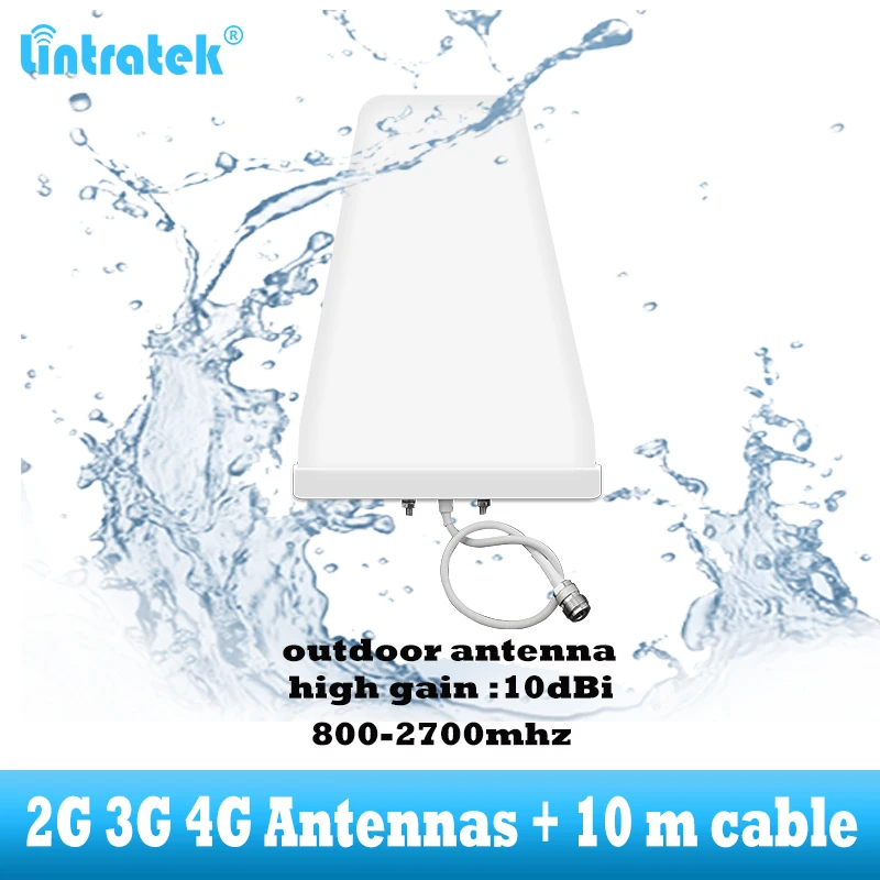 Lintratek 2g 3g 4g gsm репитер 900 dcs lte 1800 wcdma 2100 cellular усилитель сигнала связи Усилитель 2
