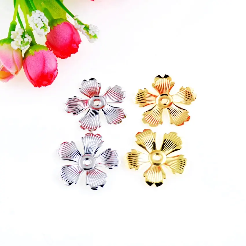 50 шт., декоративные коннекторы для цветов, 33 х33 мм