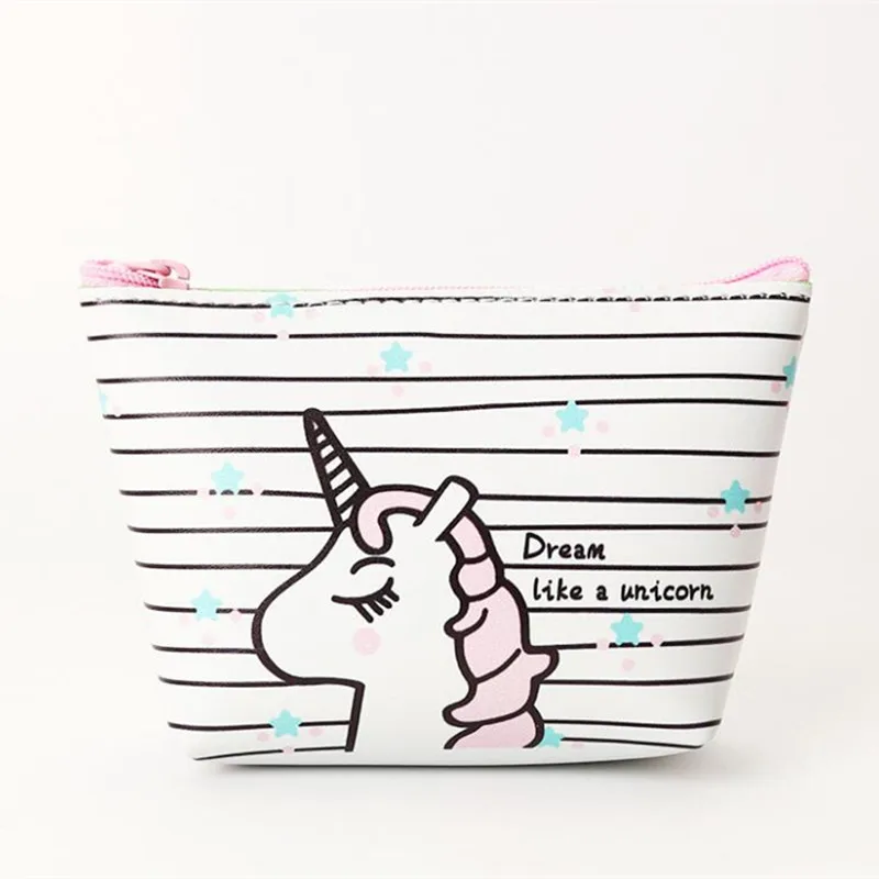 

M006 Cartoon Animal Design Coin Purses For Women Cute Unicorn Zero Bag Mini Lovely Cloth Bag Wholesale