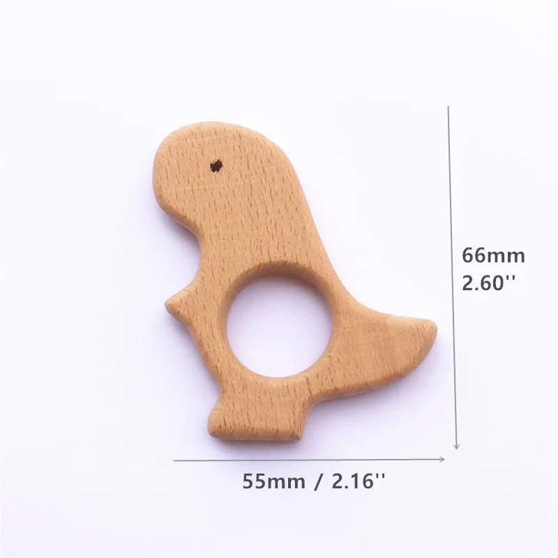 Ченкэй 10 шт древесины море с принтом Лев и Прорезыватель для зубов природа