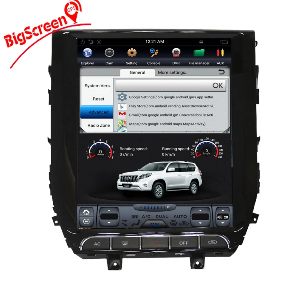 12 1 &quotAndroid 6 0 ОЗУ 2 Гб ПЗУ 32/64 ГБ Автомобильный dvd плеер GPS Navi для TOYOTA LAND CRUISER LC200 2016 2018