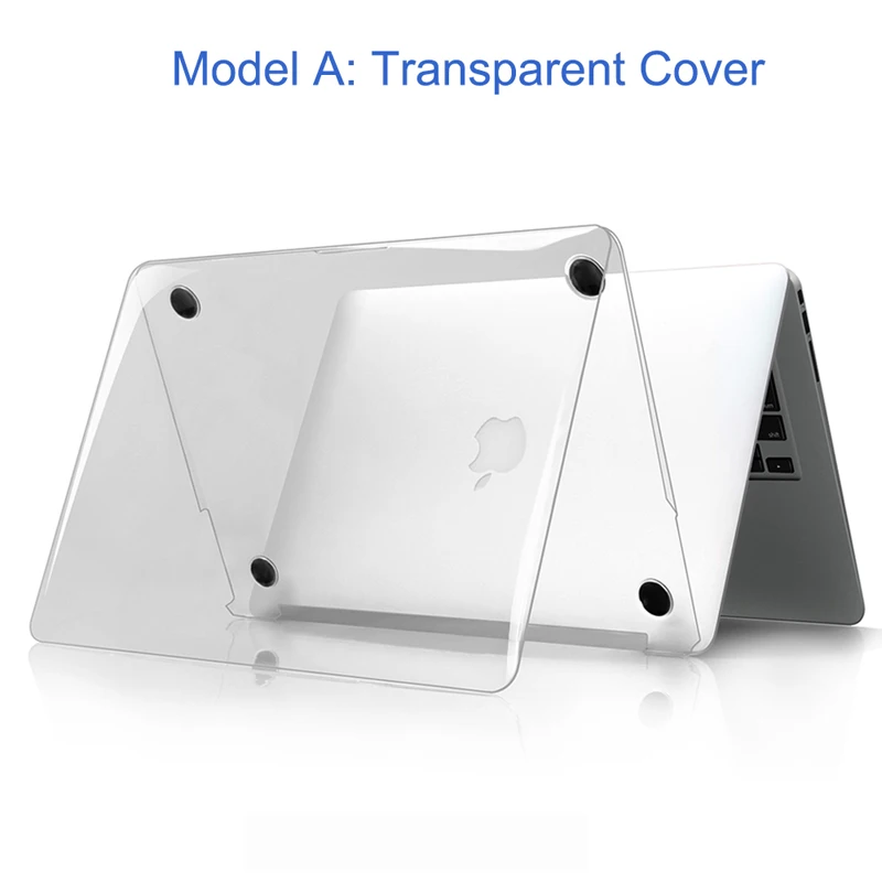 Model A(Transparent) WIWU чехол для ноутбука MacBook Air 13 A1466 A1369 легкий прозрачный чехол для MacBook Pro 13 A1706 A1989 чехол - Цвет: Model A(Transparent)