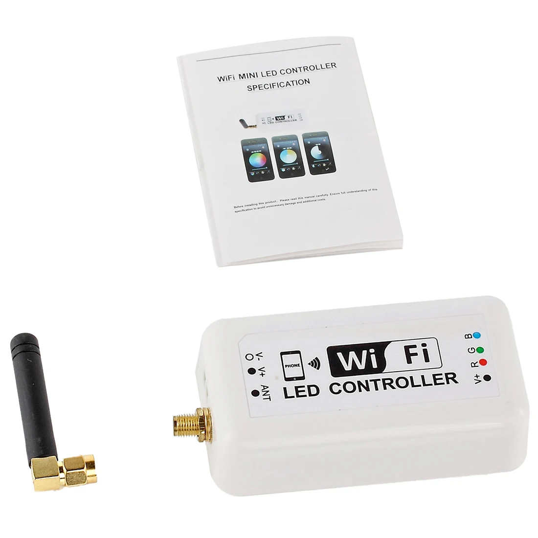 Новый Стиль Беспроводной Wi Fi Мини WF200 Контроллер RGB СВЕТОДИОДНЫЕ Полосы Для IPhone