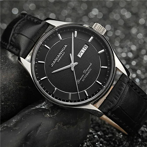 8 Zegarek mechaniczny montres automatiques de Lux homme relogio masculino automatico week date Часы мужские механические orologi uomo - Цвет: 8