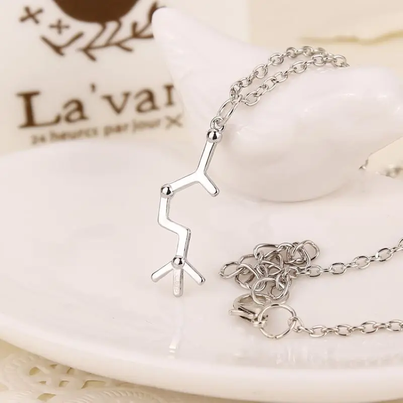 Мин 1 шт Ацетилхолин молекулярное ожерелье молекулы химическое ювелирное