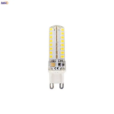 IWHD 3W G9 Светодиодная Лампа 220V 64xsmd3528 с регулируемой яркостью лампа кукурузная