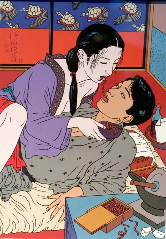 Длинный череп головы серии ужасов Shintaro каго манга Акира Торияма ретро ВИНТАЖНЫЙ