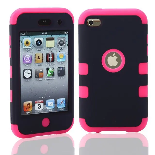 Для ipod touch 4 Touch4 4th г Гибридный противоударный Combo робот 3 в 1 предмет резиновая