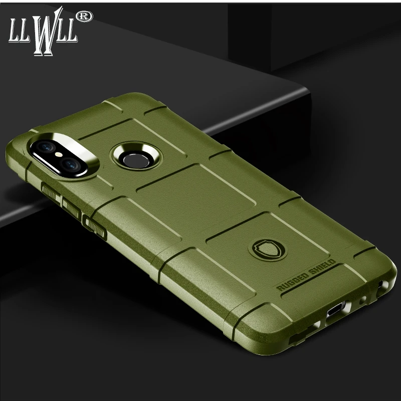 Ударопрочный резиновый чехол для Huawei Nova 3 3i 3e 4 4e армейский зеленый силиконовый