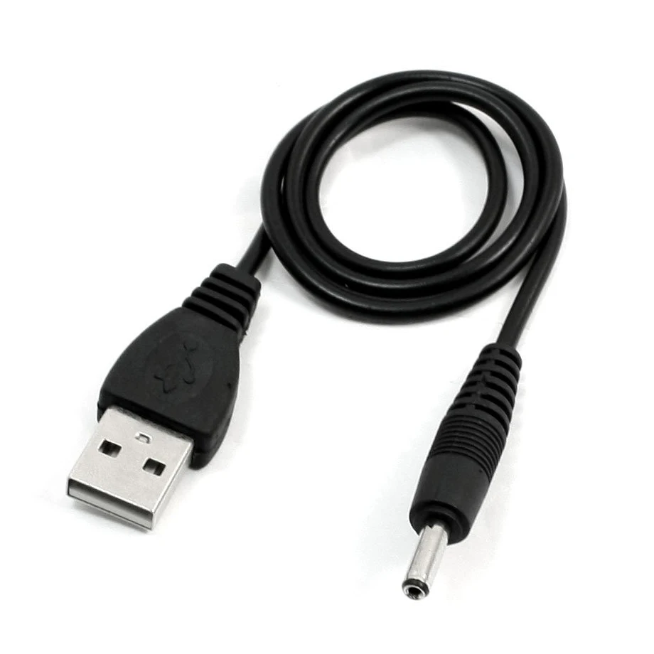 

3,5 мм x 1,3 мм черный USB кабель свинцовый зарядный шнур источник питания