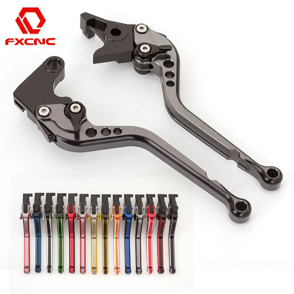 

FX CNC Aluminum Mixed Color Motorcycles Adjustable Clutch Brake Levers For Kawasaki KLR250 1991 - 2008 KLR650 1987 - 2006 2007