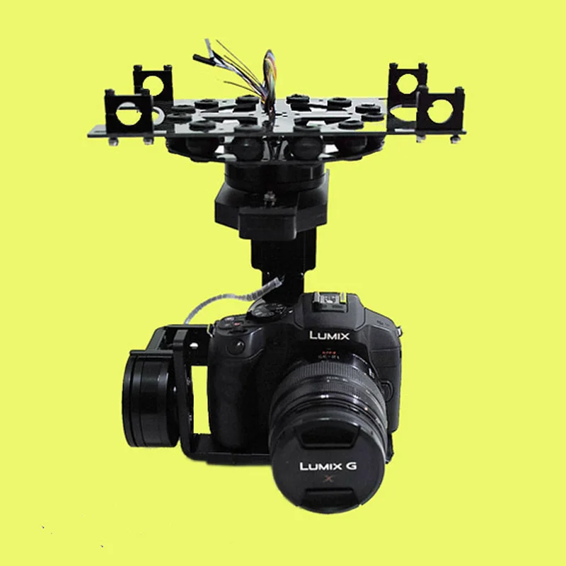 Универсальная 3-осевая 5D 3D 2 Gimbal PTZ DSLR ILDC Camera Pan Tilt Brushless для FPV аэрофотосъемки