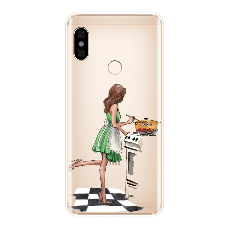 Чехол для телефона из ТПУ девочек силиконовый чехол Pocophone F1 Xiaomi Redmi Note 6 Pro 5A Prime 5 4 4X