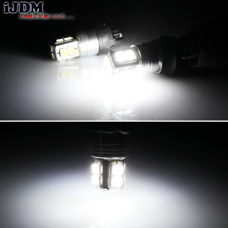 IJDM Canbus Ошибка бесплатно 10SMD-3030 BAX9S H6W T4W светодиодный фонарь для автомобиля заднего хода или парковочных огней, номерного знака, ксенон белый