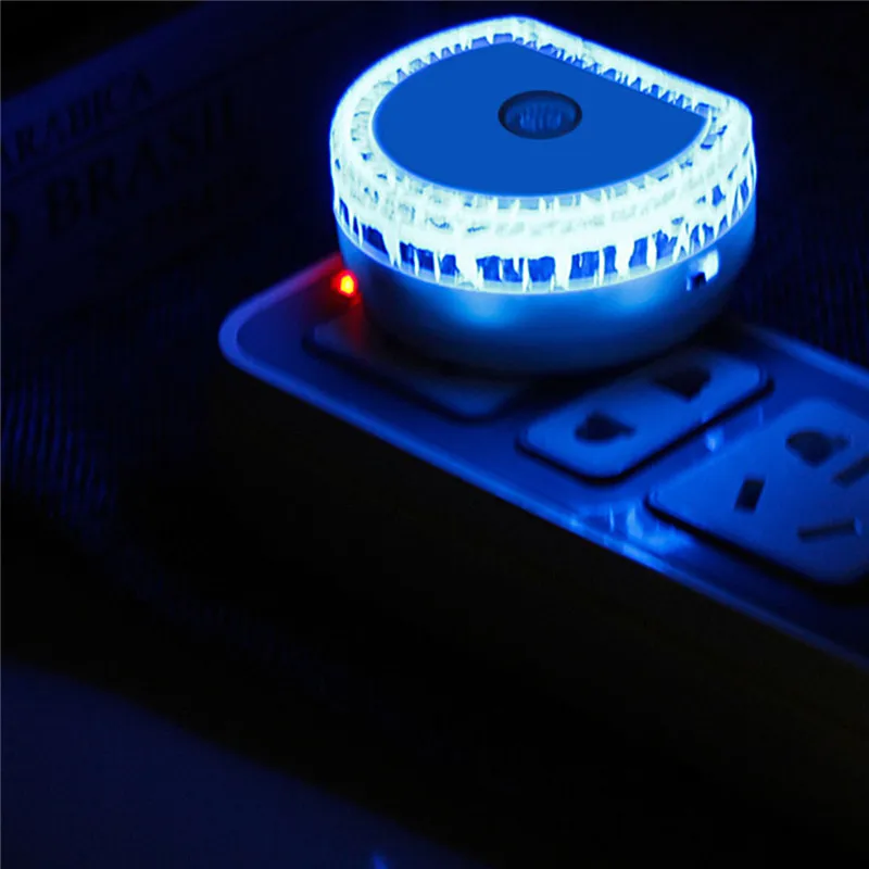 Новый светильник с датчиком светодиодный ночник двойным usb портом 5 в 1 А Домашний