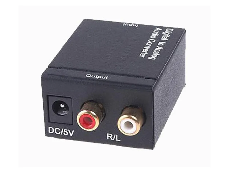 Цифровой адаптер оптический коаксиальный Toslink сигнал в аналоговый аудио