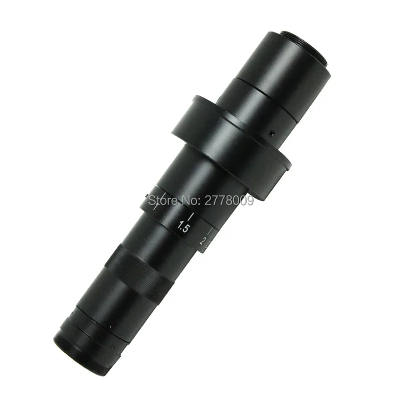 Adjustable 10X-180X Magnification Zoom 25mm C-mount Lens 0.7X-4.5X Adapter for Industry Microscope Camera Eyepiece Magnifier | Инструменты
