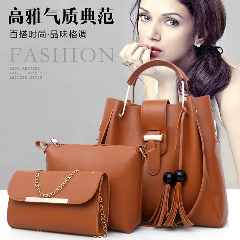 Новинка 032118 популярная женская сумка модная тоут с кисточками|tassel bag|bag fbag fashion |