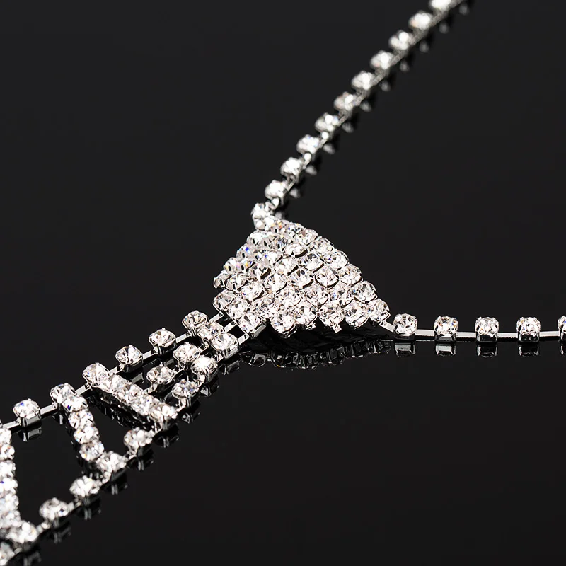 YFJEWE модное серебряное ожерелье со стразами для свадьбы N072|fashion statement necklace|statement
