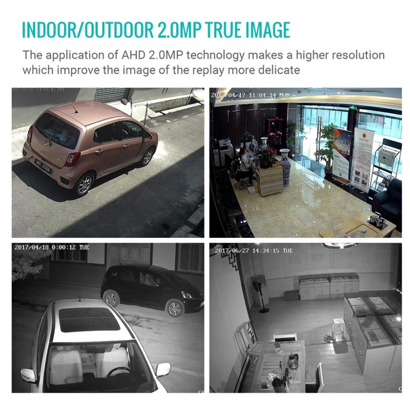 Morcembr Home Security CCTV AHD Camera 1080P Cameras Surveillance Video | Безопасность и защита