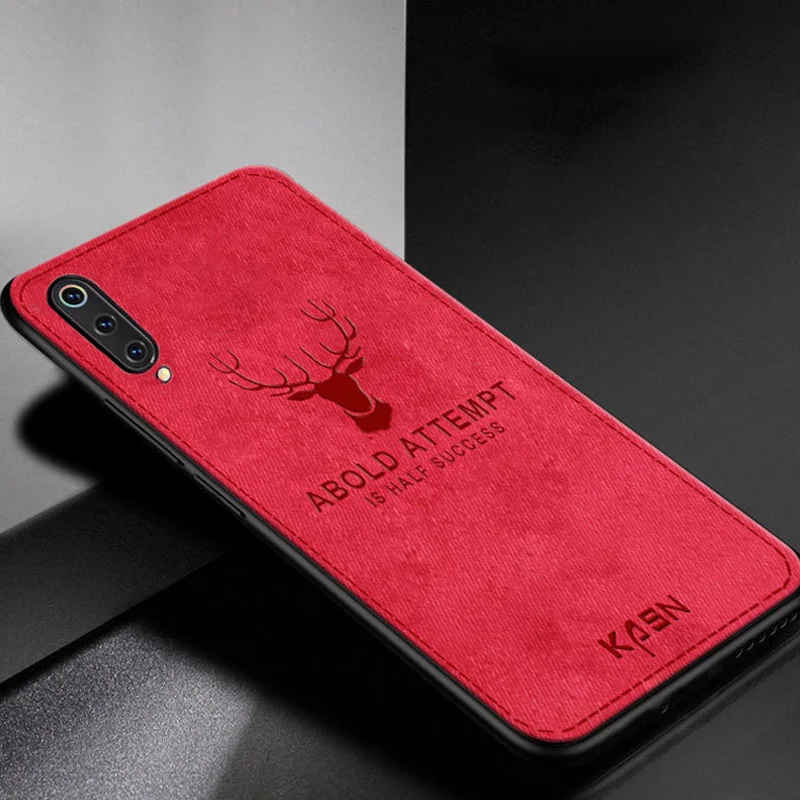 Противоударный тканевый чехол с оленем для Xiaomi Redmi 7 Note 6 Pro 5 Plus Mi 9 SE 8 Lite A1 A2 Max 3 Mix Poco