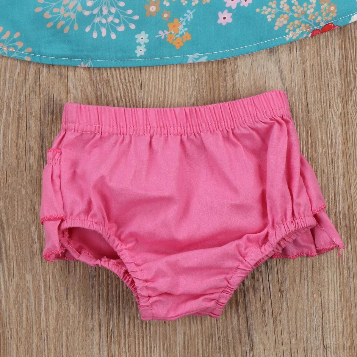 Комплект одежды с цветочным узором для девочек из 2 предметов одежда маленьких