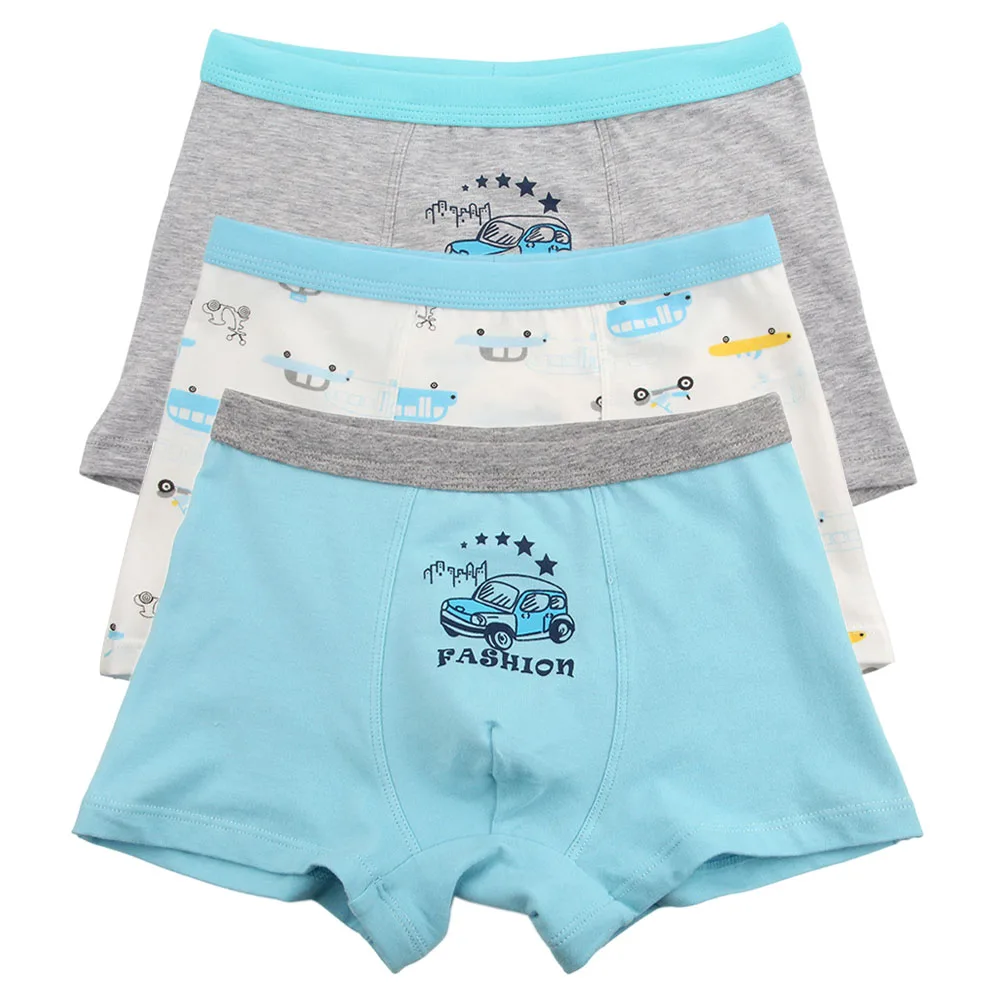2019 новый комплект одежды из 3 вещей для 95% cottonBoys нижнее белье с рисунком
