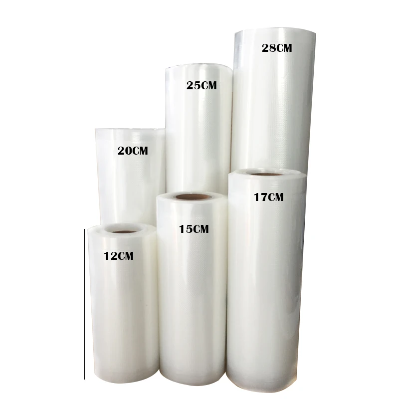 6 size set AGASHE Бытовая Вакуумная сумка для хранения пищевых продуктов, упаковочная машина, вакуумный упаковщик, пакеты для пищевых продуктов, пакеты для хранения продуктов питания, 1 рулон - Цвет: 6 size set