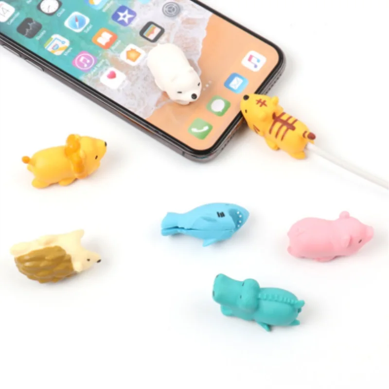 Прямая поставка протектор кабеля для Iphone намотка держатель телефона аксессуар