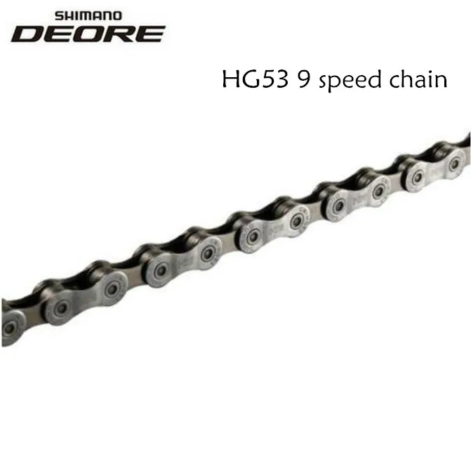 Shimano HG53 CN-HG53 Deore Tiagra супер узкая HG 9 скоростная велосипедная цепь 9 скоростей 112 звеньев