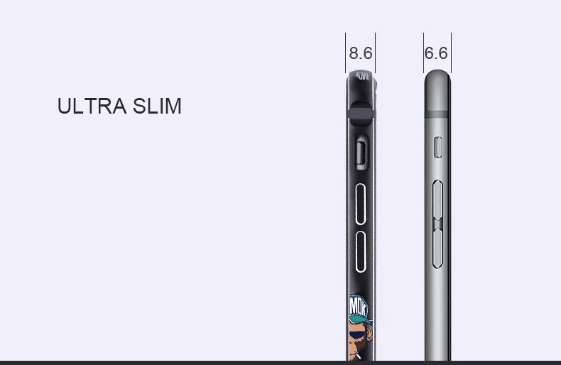 Роскошный Алюминиевый металлический бампер для Apple, для iPhone 6, для iPhone 6S Plus, чехол, мультяшная рамка, металлический чехол, защитный чехол, Capinha
