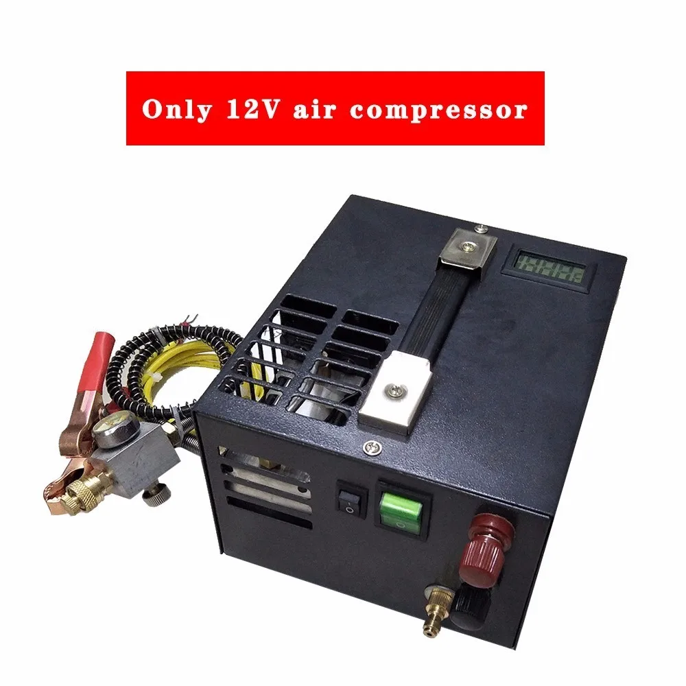 4500psi 300 бар 30 мпа 12 В Pcp воздушный компрессор 12 В мини Pcp насос включая трансформатор автомобиля высокого давления воздушный компрессор - Напряжение: Only 12V