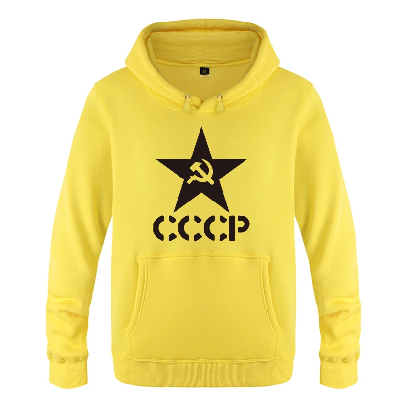 Новинка свитшоты KGB CCCP для мужчин 2018 Мужской флисовый пуловер с капюшоном