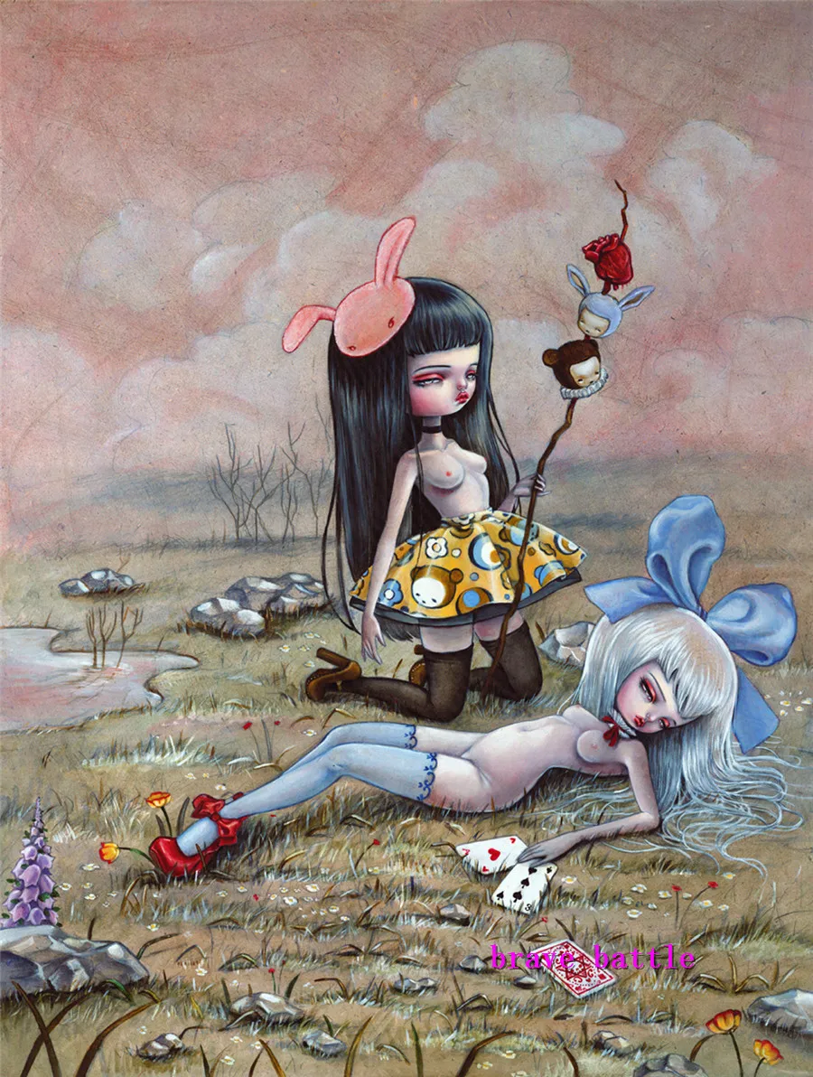 Mark Ryden детский необычный холст для живописи Тёмный мир гостиная спальня домашний
