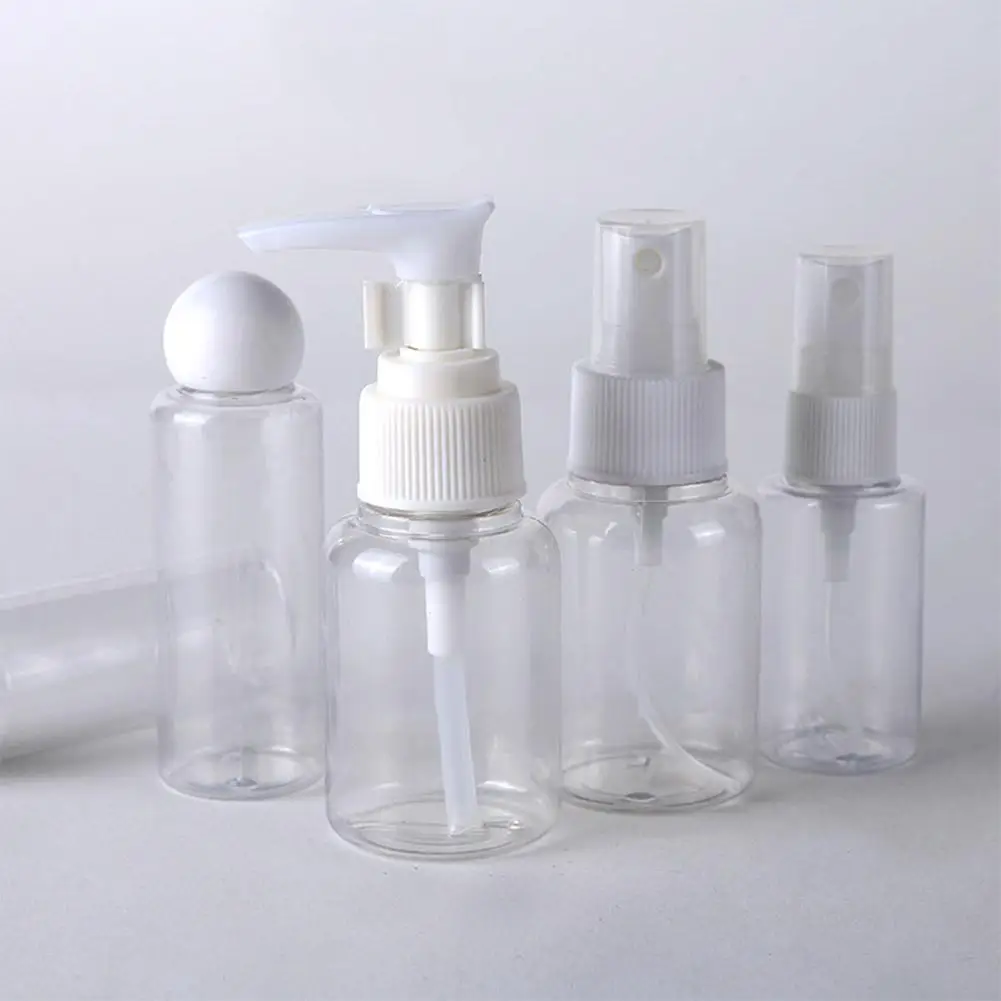 Яркий гламурный 5 шт./компл. Профессиональный портативный прозрачный путешествия