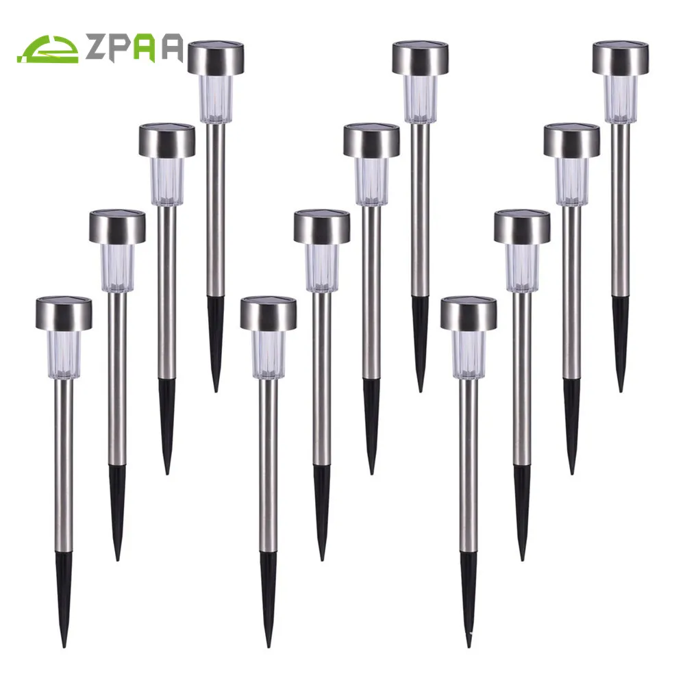 10 шт./партия солнечная панель светодиодный Спайк точечный свет Пейзаж Сад двора