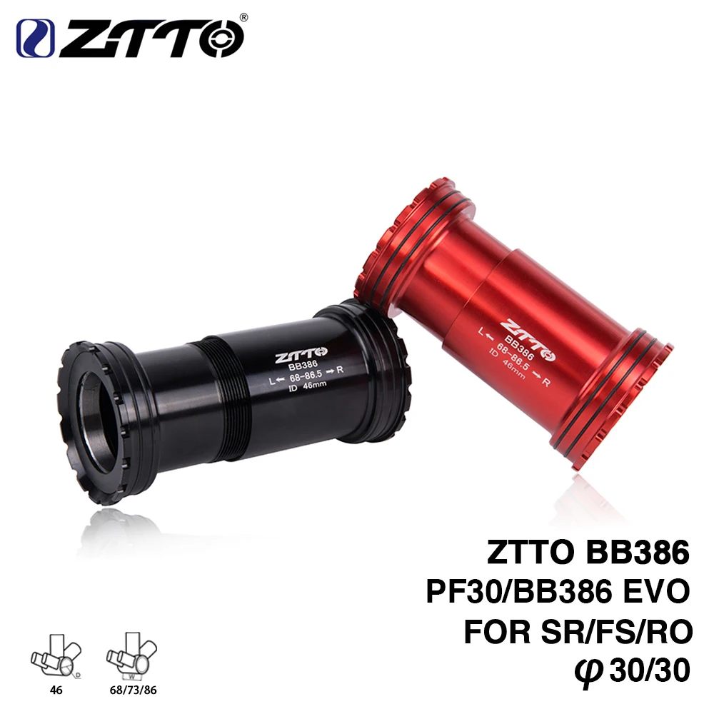 ZTTO BB386 EVO PF30 30 fiets пресс подходит для Bodem Beugels как Voor MTB racefiets ротор 3D BB K kracht мм
