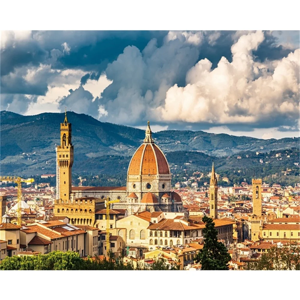 

HD Florence Cathedral Posters and Prints Modern Nordic Home Decor Canvas Painting Calligraphy Living Bedroom Wall Art Picture