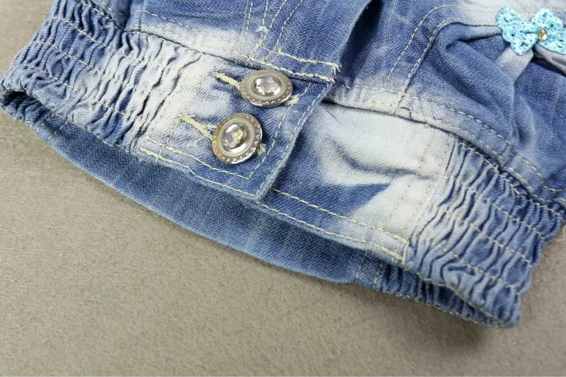 Женская джинсовая юбка футляр детская голубая с вышивкой и надписью LL350|skirt