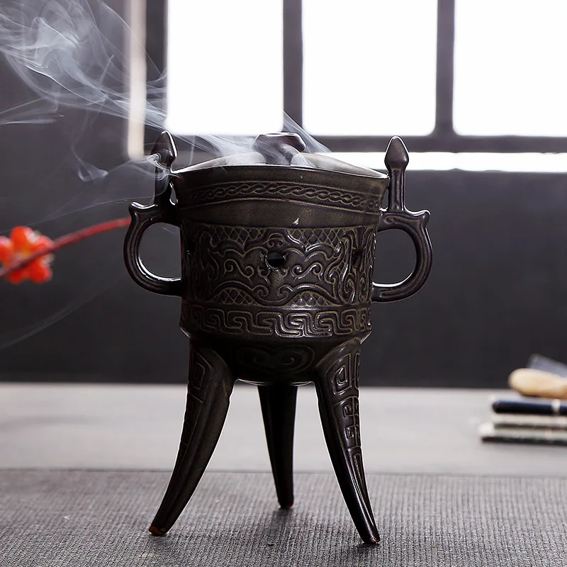Керамическая палочка для благовоний ретро Tripodia|ceramic censer|incense coil holdertower incense burner |